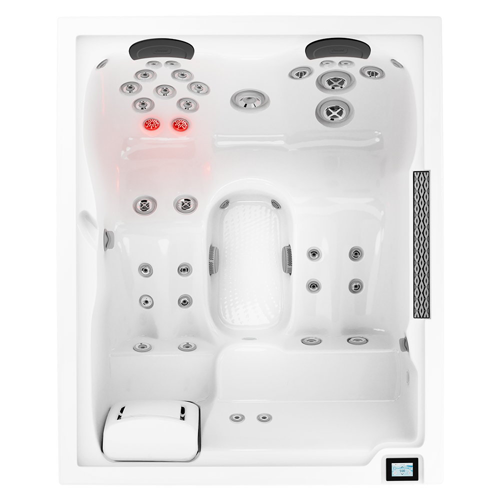 J-404L™ Jacuzzi Hot Tub: Modern Dual-Lounger