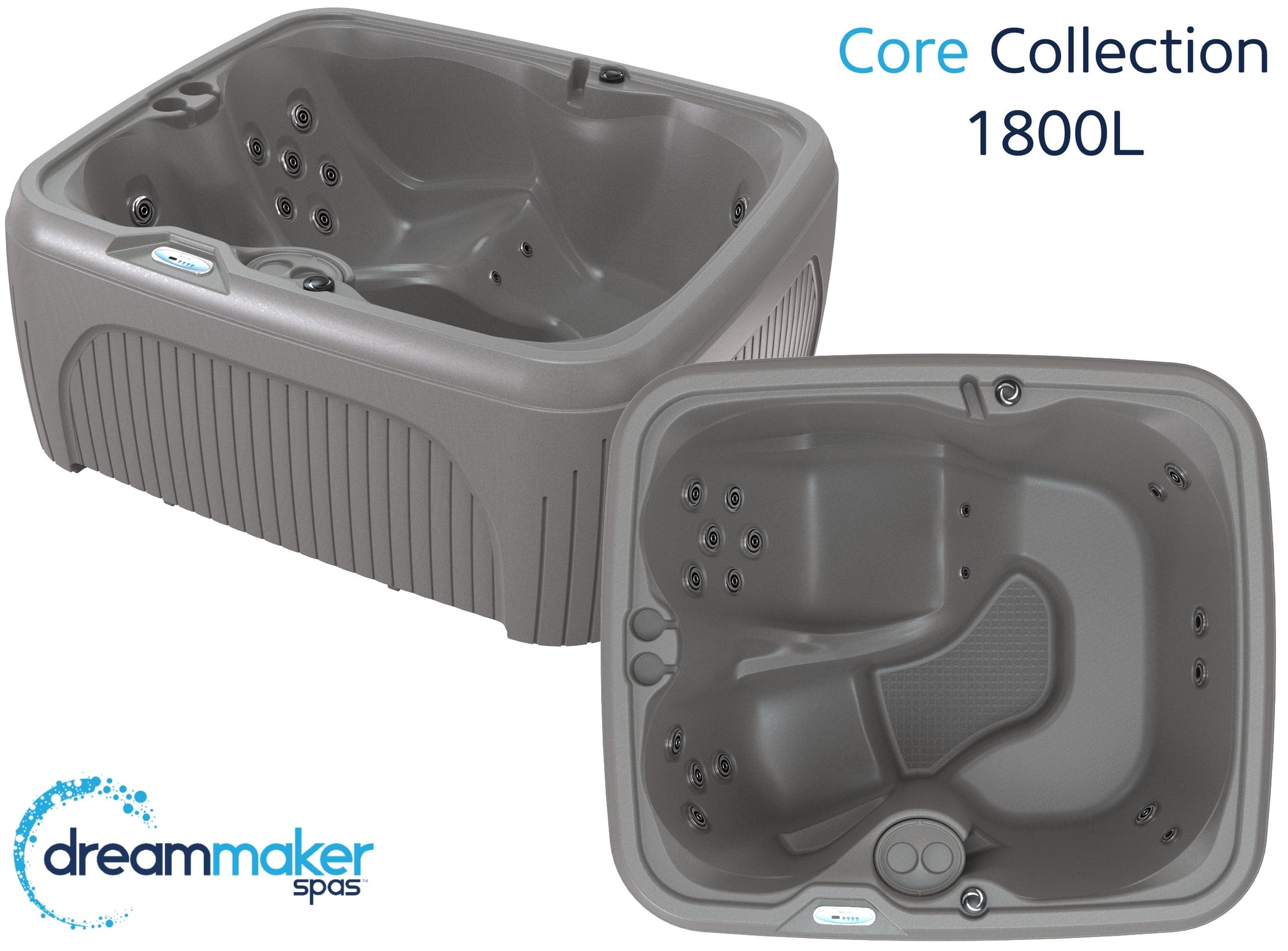Dreammaker Core 1800L Hot Tub | 5-Person Lounger Plug-and-Play Spa
