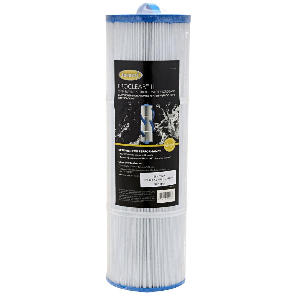 2540 - 383J: J400 75 SQFT Filter - Jacuzzi Hot Tubs Rochester