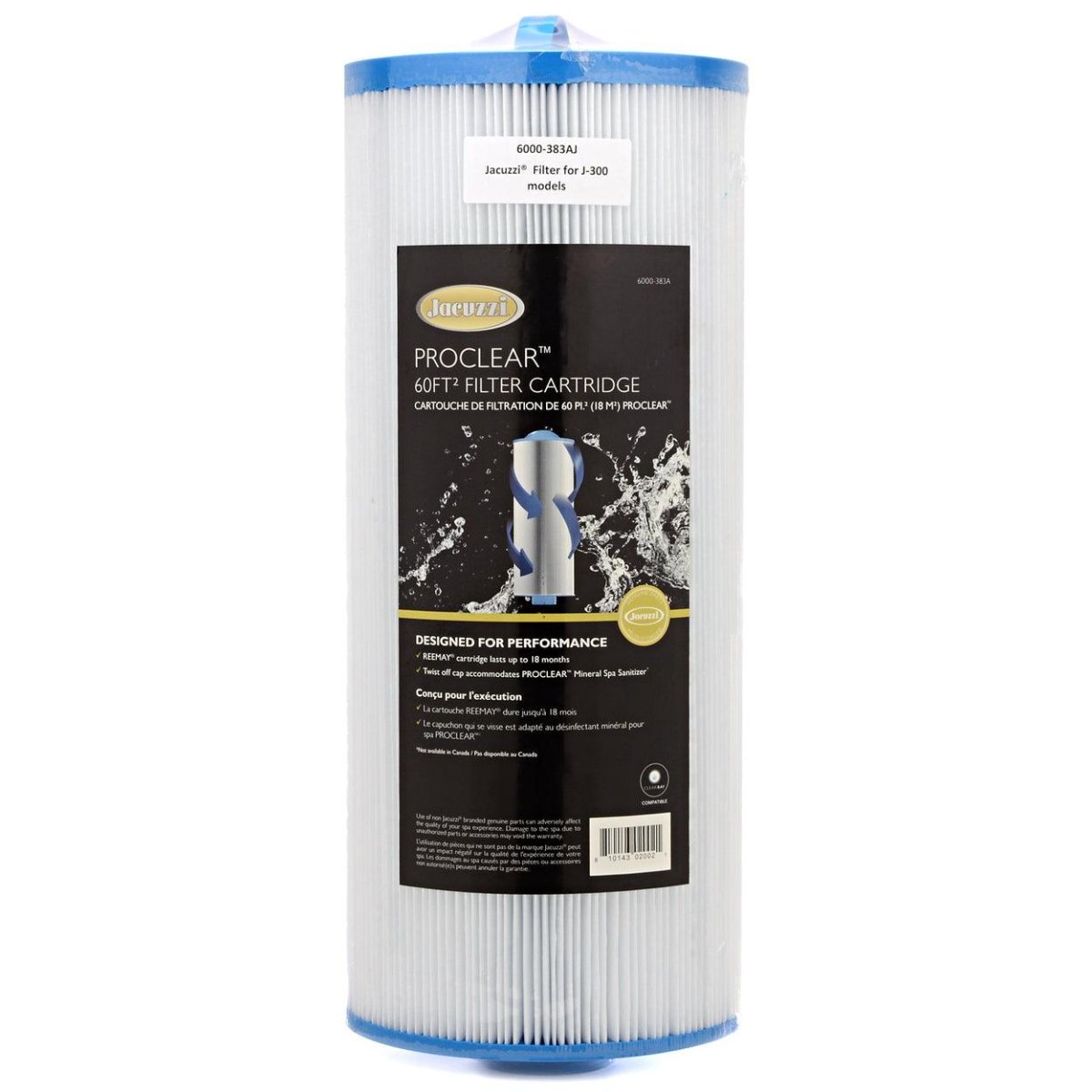 6000 - 383AJ: J300 60 SQFT Filter - Jacuzzi Hot Tubs Rochester