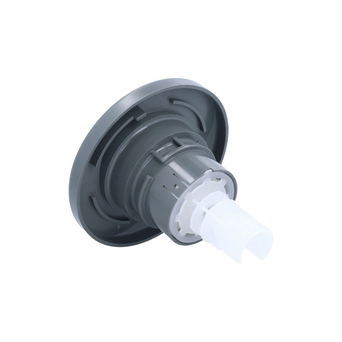 Gray Jacuzzi hot tub jet - ear facing