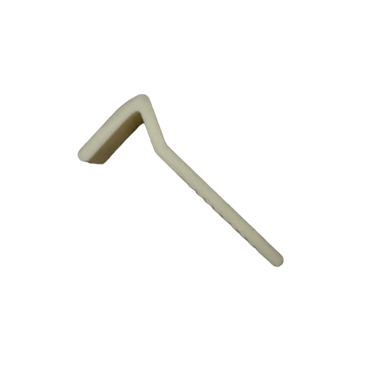 Plastic white clip for jacuzzi skimmer
