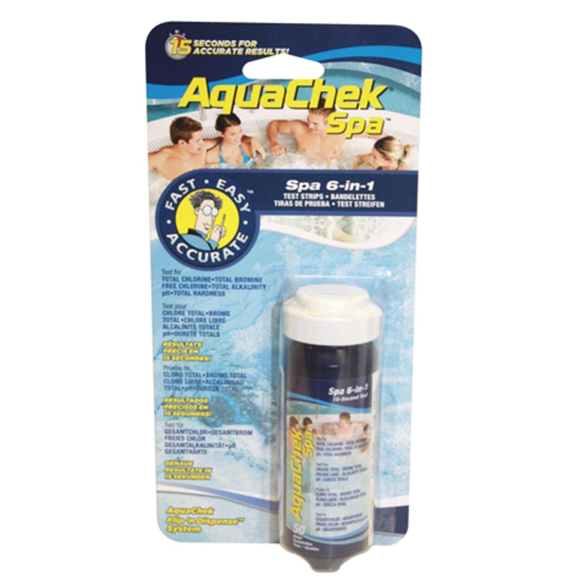 AquaChek Spa 6 - in - 1 Test Strips - Jacuzzi Hot Tubs Rochester