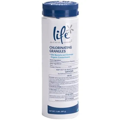 Life: 2# Chlorinating Granules - Jacuzzi Hot Tubs Rochester