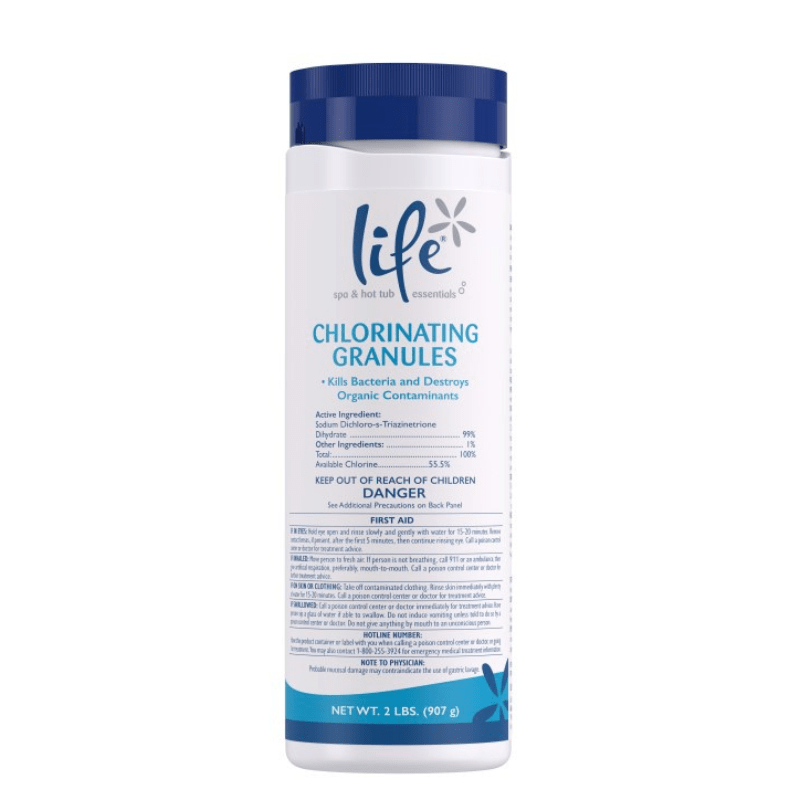 Life: Chlorine Granules (2) - Jacuzzi Hot Tubs Rochester
